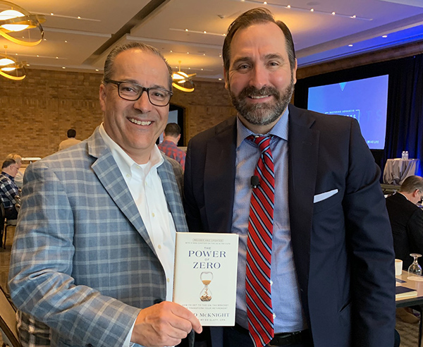 Thomas with David McKnight, author of “The Power of Zero: How to Get to the 0% Tax Bracket and Transform Your Retirement.”