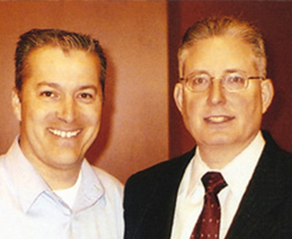 Thomas with Ed Slott, a well-known authority on IRAs.
